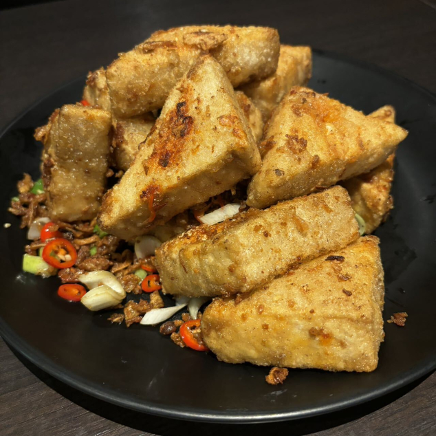 大椒盐豆腐Grote Pittige en gezouten tofu